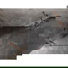 Mexen Lunar pusapvalė dušo kabina varstoma kairė 100 x 70 cm, permatoma, rožinis auksas - 833-100L-070P-60-00