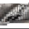 Mexen Lunar pusapvalė dušo kabina su atveriamomis durimis dešinė 80 x 70 cm, permatomas stiklas, gun metal - 833-080P-070L-95-00