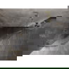 Mexen Lunar L penkiakampis kairinis dušo kabinas 100 x 100 cm, skaidrus, auksinis - 831L-100L-100P-50-00-L
