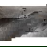 Mexen Lunar L penkiakampė kairinė dušo kabina 100x100 cm permatoma, ginklų pilka šlifuota - 831L-100L-100P-66-00-L