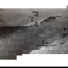 Mexen Lunar L penkiakampė dušo kabina 80 x 80 cm, permatoma, juoda - 831L-080L-080P-95-00-L