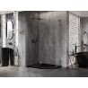 Mexen Lunar L penkiakampė dušo kabina, atveriama, kairė 100 x 90 cm, skaidri, ginklas-metalas - 831L-100L-090P-95-00-L