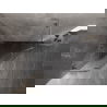 Mexen Lunar L penkiakampė dušo kabina, atveriama kairė 80 x 80 cm, permatoma, šlifuotas nikelis - 831L-080L-080P-97-00-L