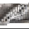 Mexen Lunar L penkiakampė stačiakampė dušo kabina, dešinė 90 x 80 cm, permatoma, chromuota - 831L-090P-080L-01-00-P
