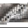 Mexen Lunar L penkiakampė stačiakampė dušo kabina, dešinė 90 x 80 cm, permatoma, chromuota - 831L-090P-080L-01-00-P