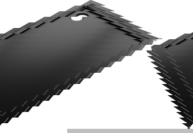 Mexen Flow dušo padėklas kvadratinis slim 90 x 90 cm, juodas matinis - 46S709090