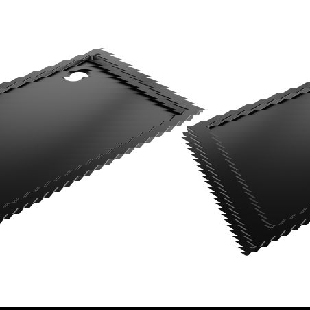 Mexen Flow kvadratinis dušo padėklas slim 100 x 100 cm, juodas matinis - 46S701010