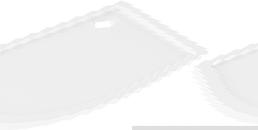 Mexen Flow pusapvalė slim dušo padėklas 80 x 80 cm, baltas blizgus - 46Q108080