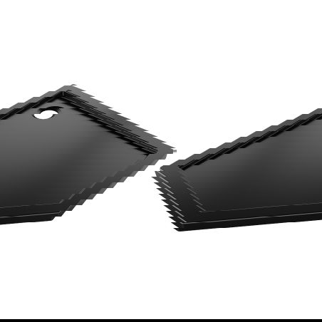 Mexen Flow penkiakampė plona dušo padėklė 90 x 90 cm, juodos matinės spalvos - 46P709090