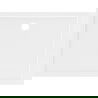Mexen Flow stačiakampis plonas dušo padėklas 120 x 80 cm, baltas blizgus - 46R108012