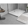 Mexen Flow stačiakampis dušo padėklas slim 110 x 90 cm, blizgi baltos spalvos - 46R109011