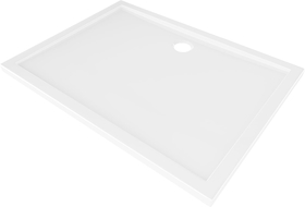 Mexen Flow stačiakampio formos dušo padėklas slim 110 x 100 cm, balta blizgi - 46R101011