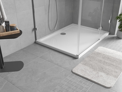 Mexen Flow stačiakampis dušo padėklas slim 110 x 100 cm, balta blizgi - 46R101011
