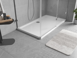Mexen Flow stačiakampis dušo padėklas slim 140 x 100 cm, baltas blizgus - 46R101014