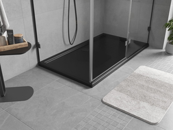 Mexen Flow stačiakampis dušo padėklas slim 140 x 85 cm, juodas matinis - 46R708514