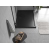 Mexen Flow stačiakampis plonas dušo padėklas 130 x 90 cm, juodas matinis - 46R709013