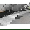 Mexen Flow stačiakampis padėklas slim 120 x 100 cm, juodas matinis - 46R701012
