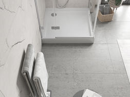 Mexen Flow+ kvadratinis dušo padas 80 x 80 cm, baltas blizgus - 46S108080H