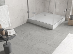 Mexen Flow+ kvadratinė dušo padėklas 90 x 90 cm, balta blizgi - 46S109090H