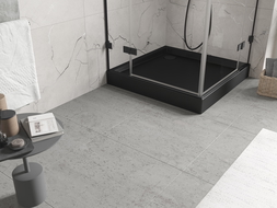 Mexen Flow+ kvadratinis dušo padėklas 70 x 70 cm, juodas matinis - 46S707070H