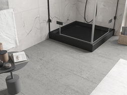 Mexen Flow+ kvadratinis dušo padėklas 80 x 80 cm, juodas matinis - 46S708080H