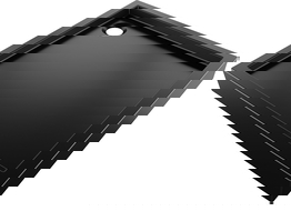 Mexen Flow+ dušo padėklas, kvadratinis, 100 x 100 cm, juodas matinis - 46S701010H