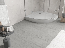 Mexen Flow+ pusapvalė dušo padėklas 90 x 90 cm, baltas blizgus - 46Q109090H