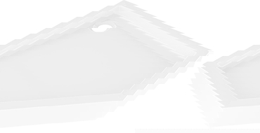 Mexen Flow+ penkiakampė dušo padėklas 90 x 90 cm, baltas blizgus - 46P109090H