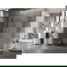 Mexen Lunar Duo dušo kabina 80 x 75 cm, permatoma, chromas - 834-080L-075P-01-00