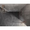 Mexen Lunar L pusapvalė dešinė atsidaranti dušo kabina 90 x 80 cm, skaidri, šepečiu valyta varis - 833L-090P-080L-65-00