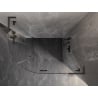Mexen Lunar L pusapvalė dešinės pusės dušo kabina 80 x 70 cm, permatoma, šlifuota pilkos spalvos - 833L-080P-070L-66-00