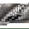 Mexen Lunar L pusapvalė dušo kabina vyriojama dešinė 90 x 70 cm, permatoma, gun metalas - 833L-090P-070L-95-00