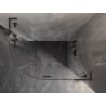 Mexen Lunar L pusapvalė dešinė dušo kabina 100 x 70 cm, permatoma, pistoletinis metalas - 833L-100P-070L-95-00