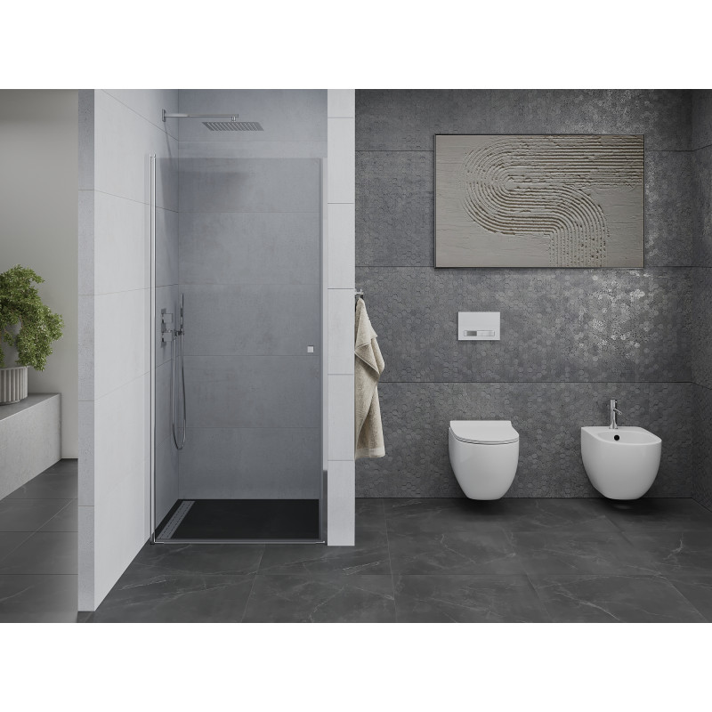 Mexen Pretoria varstomos dušo durys 60 cm, permatomos, chromuotos - 852-060-000-01-00