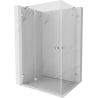 Mexen Lunar Duo atveriama dušo kabina 115 x 95 cm, permatomas, chromas - 834-115L-095P-01-00