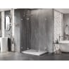 Mexen Lunar Duo dušo kabina, varstoma, 120 x 70 cm, skaidri, chromuota - 834-120L-070P-01-00