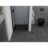 Mexen Pretoria pakreipiamos dušo durys 70 cm, Skaidrus, Juoda - 852-070-000-70-00