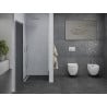 Mexen Pretoria dušo durys, atidaromos, 70 cm, grafitas, chromas - 852-070-000-01-40