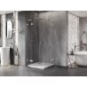Mexen Lunar L Duo atidaromos dušo kabinos durys 105 x 105 cm, skaidrios, chromas - 834L-105L-105P-01-00