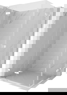 Mexen Lunar Dviguba dušo kabina su atveriamomis durimis kairė 95 x 85 cm, skaidri, balta - 834-095L-085P-20-00