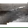 Mexen Lunar penkiakampis dušo kabinos kairysis atveriamas 90 x 90 cm, skaidrus, matinės nikelio spalvos - 831-090L-090P-97-00-L