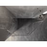 Mexen Lunar penkiakampė dušo kabina, atveriama, kairė 100 x 90 cm, skaidrus, šlifuotas nikelis - 831-100L-090P-97-00-L