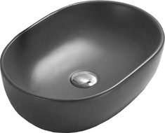 Mexen Viki praustuvė ant countertop 48 x 35 cm, tamsiai pilka matinė - 21054871