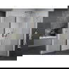 Mexen Pretoria pakreipiama dušo kabina 70 x 90 cm, Skaidrus, Auksinė - 852-070-090-50-00