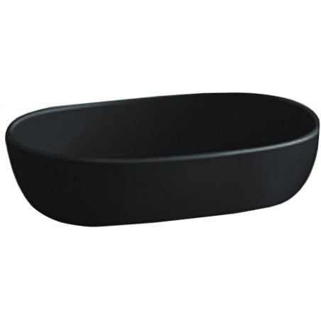 Mexen Viki praustuvas už stalviršio 59 x 40 cm, juodas blizgesys - 21056070