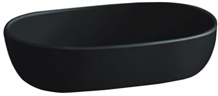 Mexen Viki praustuvas už stalviršio 59 x 40 cm, juodas blizgesys - 21056070