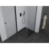Mexen Pretoria atveriama dušo kabina 70 x 70 cm, skaidrus, juodas - 852-070-070-70-00