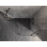 Mexen Lunar penkiakampė dušo kabina dešininė 100 x 90 cm, skaidri, ginklų metalo - 831-100P-090L-95-00-P