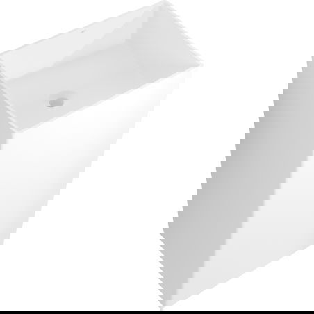 Mexen Xola-2 laisvai pastatomas praustuvas iš konglomerato 45 x 45 cm, baltas matinis - 26594500