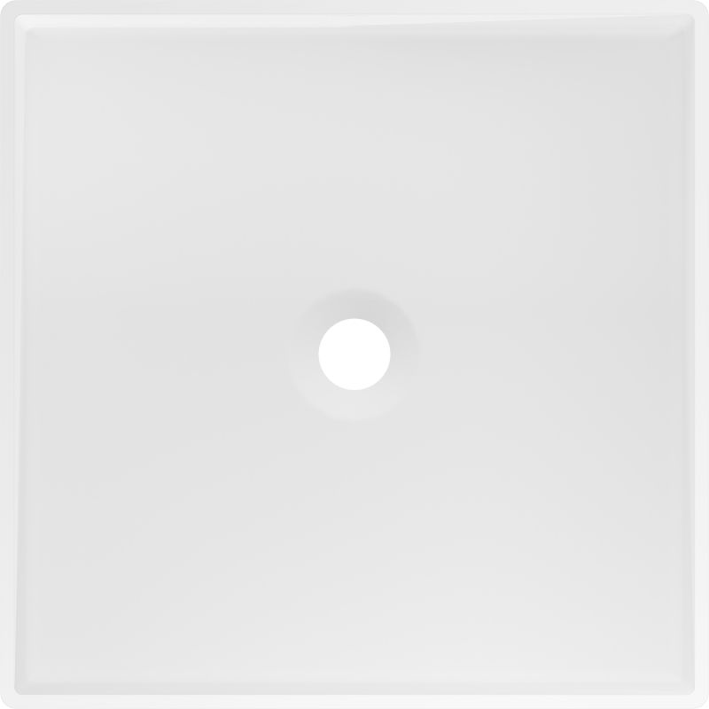 Mexen Xola-2 laisvai pastatomas iš konglomerato praustuvas 45 x 45 cm, matinė balta - 26594500